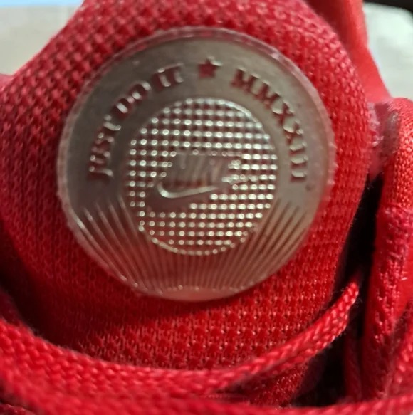 Nike Red and Gold Sneakers - Picture 8 of 8